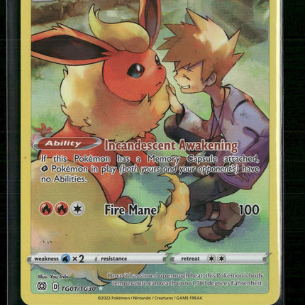 Flareon SWSH09: Brilliant Stars Trainer Gallery #TG01/TG30
