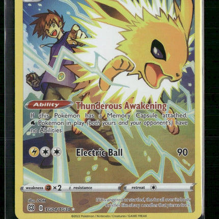 Jolteon SWSH09: Brilliant Stars Trainer Gallery #TG04/TG30