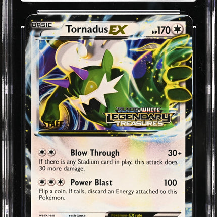 Tornadus EX 2013 Black Star Promos STAFF Card CGC 9