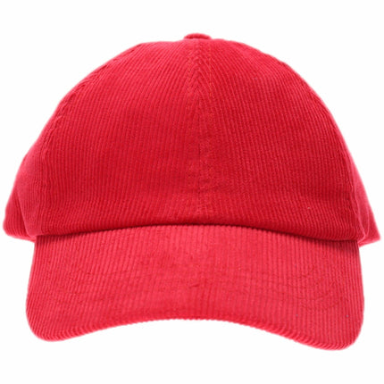 Blue Corduroy High Ponytail Ball Cap