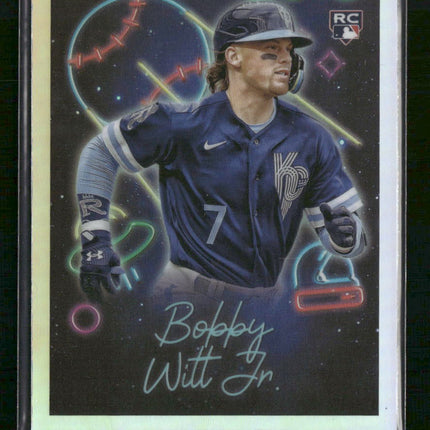 Bobby Witt Jr. 2022 Bowman's Best #UFO-12 UFO Lava Refractor #/50
