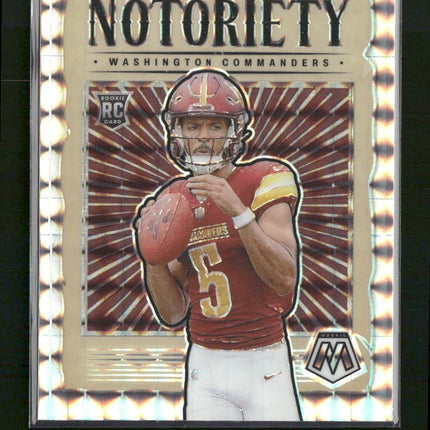 Jayden Daniels 2024 Panini Mosaic #19 Notoriety Mosaic