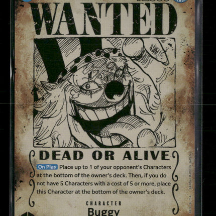 Buggy (051) (Wanted Poster) Emperors in the New World #OP09-051
