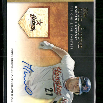 Jose Altuve 2012 Topps #GMA-JA Golden Moments Autographs