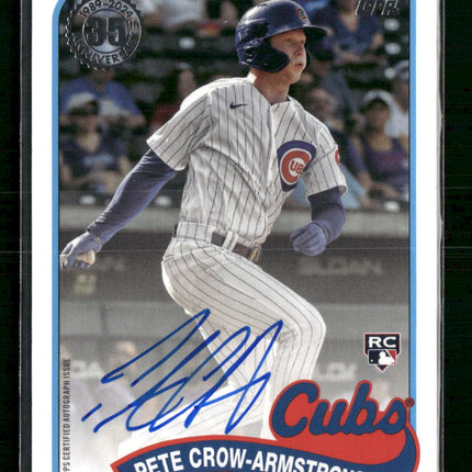 Pete Crow-Armstrong 2024 Topps Baseball 35th Anniversary Auto B