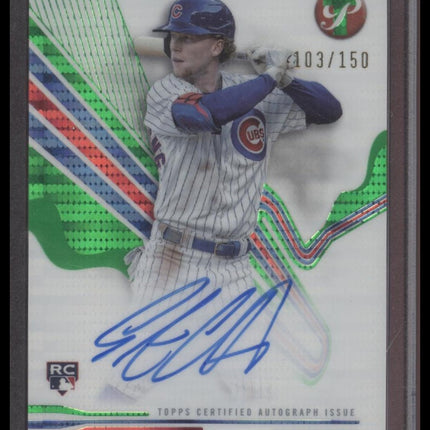 Pete Crow-Armstrong 2024 Pristine Auto Green Pristine Refractors #/150