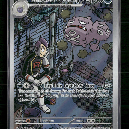 Team Rocket's Weezing SV10: Destined Rivals #199/182