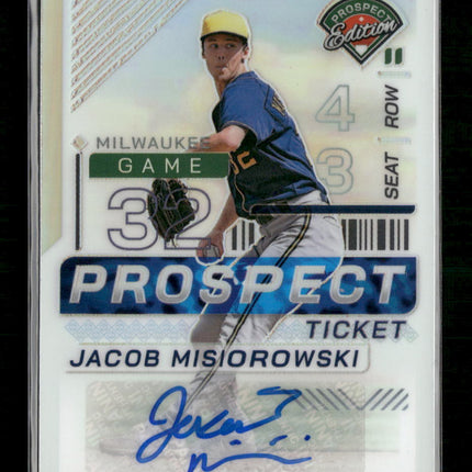 Jacob Misiorowski 2024 Panini Prospect Edition #156 Holo