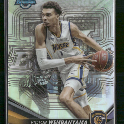 Victor Wembanyama 2022-23 Bowman University Best #51 Refractors