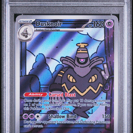 Dusknoir 2024 Pokemon Sfa En-Shrouded Fable #070 Illustration Rare PSA 10