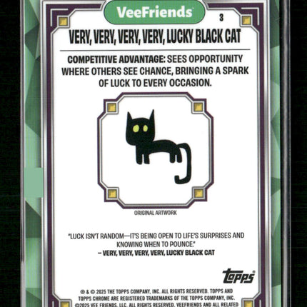 Very, Very, Very, Very, Lucky Black Cat - Blue Eyes