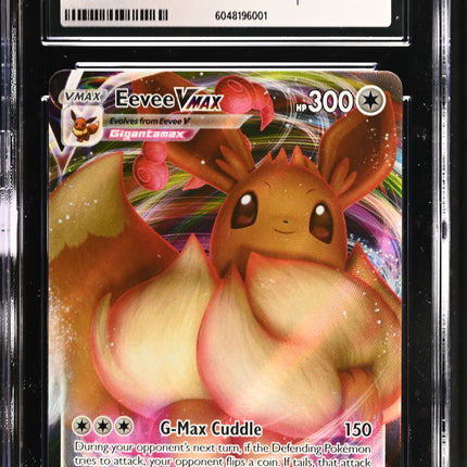 Eevee VMAX 2021 Black Star Promos #SWSH087 CGC 10