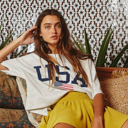 USA Graphic Top