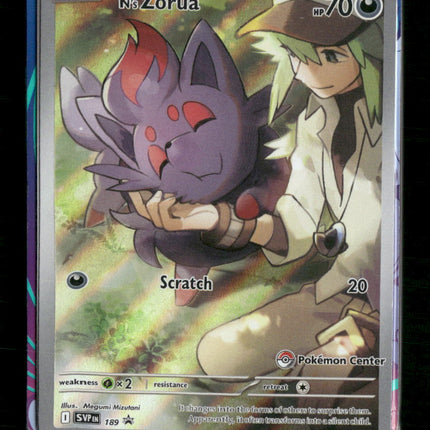 N's Zorua SV: Scarlet & Violet Promo Cards #189