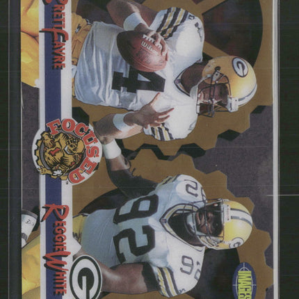 Brett Favre / Reggie White 1995 Classic Images Limited #F-15 Focused Gold