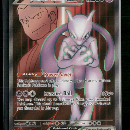 Team Rocket's Mewtwo ex SV10: Destined Rivals #213/182