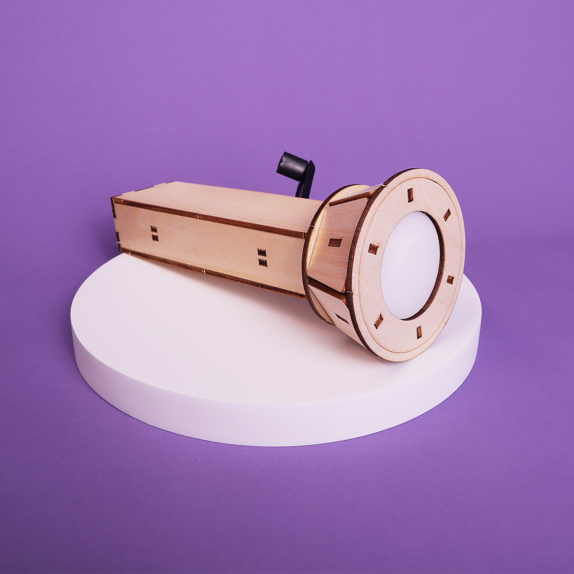 Hand-Crank Flashlight DIY Kit, Educational STEM Toy