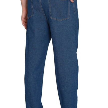 Men's Casual Elastic Waist Denim & Twill Pull on Jeans Pants