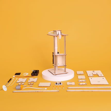 Electric Elevator DIY Kit, Educational STEM Toy