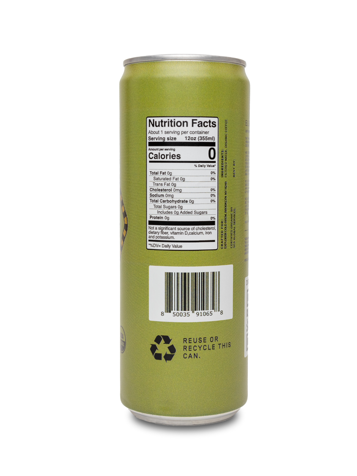 Cold Brew | Choose Your Caffeine Level | Unsweetened 12-Pack