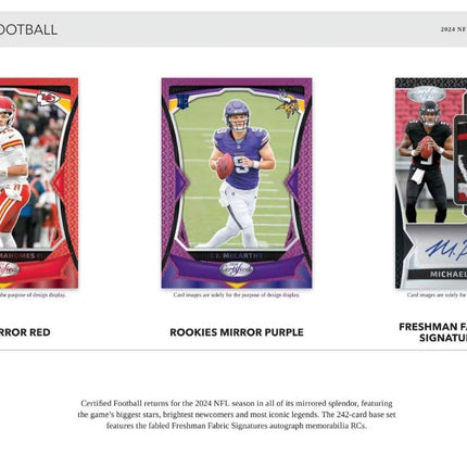 2024 Panini Certified Football Hobby Box