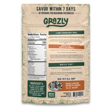 Raw Honey & Coconut Aminos Brisket Slabs