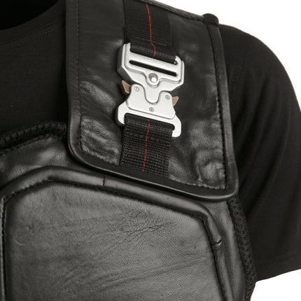 Handmade W Snipes Blade Vest Trinity Vampire Hunter Military Style Handmade Cosplay Costume Leather Vest