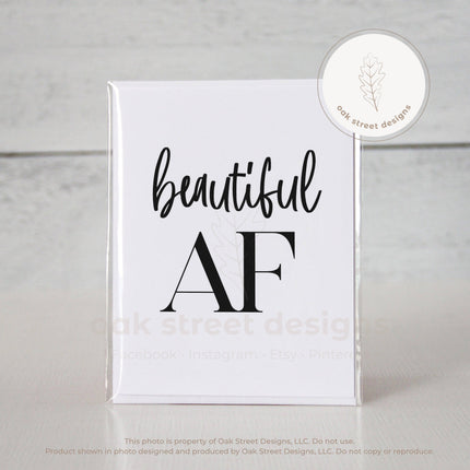 Beautiful AF Card