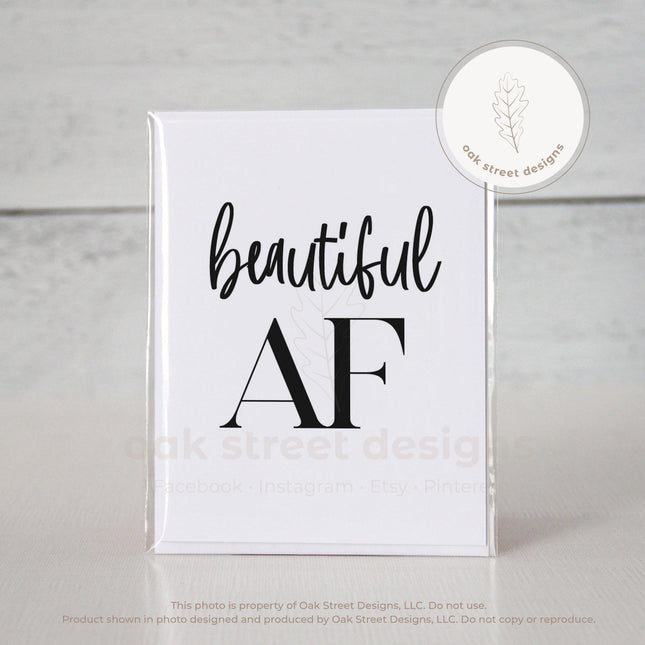 Beautiful AF Card