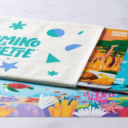 4-Pack of Travel Size Mats with Bag