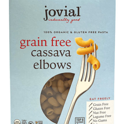 Elbows, Cassava, Organic, Jovial, Gluten-Free, Grain-Free