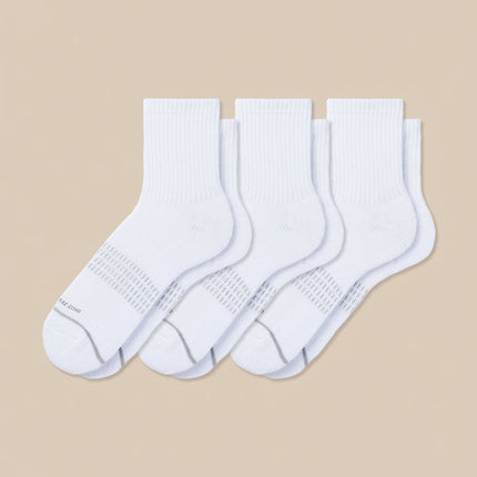 3-Pack Women's 3D Sports Crew Socks