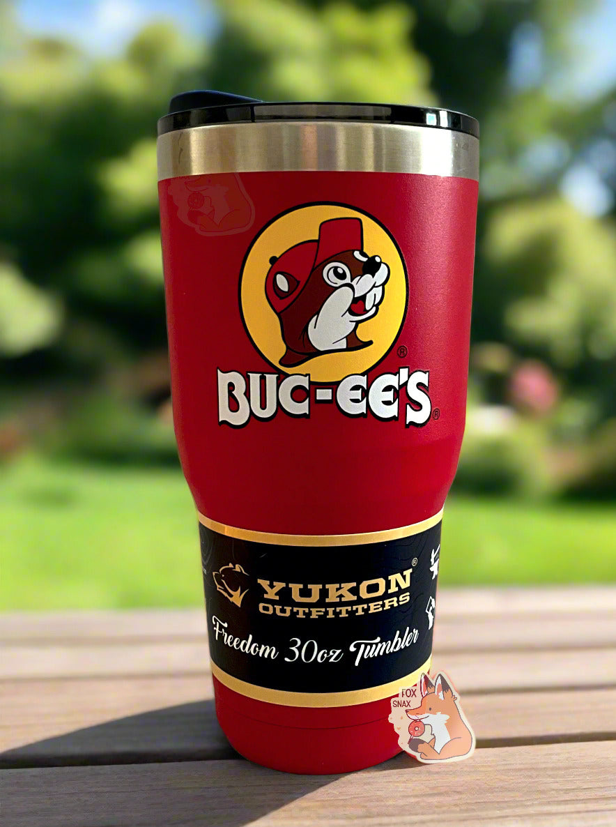 Buc-ee's Yukon Outfitters Red 30oz Tumbler