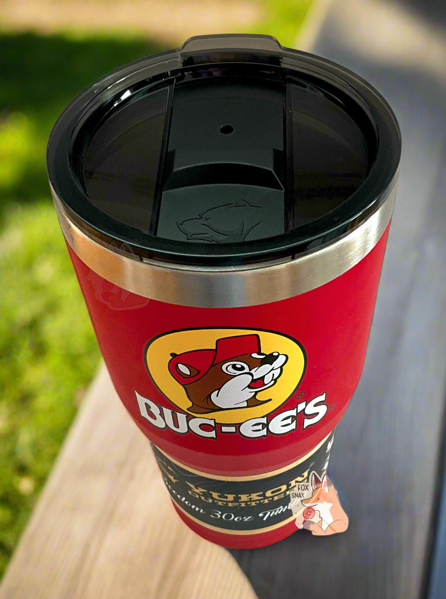 Buc-ee's Yukon Outfitters Red 30oz Tumbler