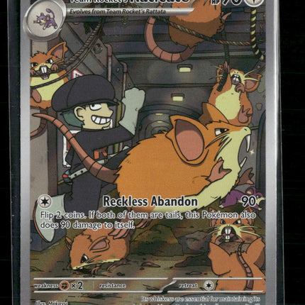 Team Rocket's Raticate SV10: Destined Rivals #202/182