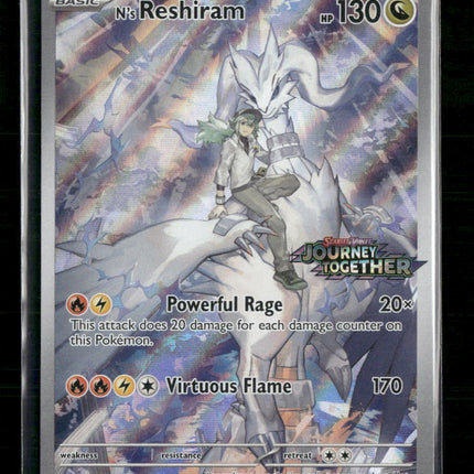 N's Reshiram Journey Together Stamped #167/159