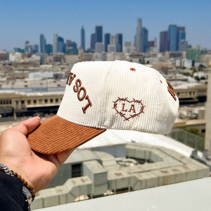Cream Corduroy Snackback - Los Angeles