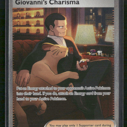 Giovanni's Charisma SV: Scarlet & Violet 151 #204/165