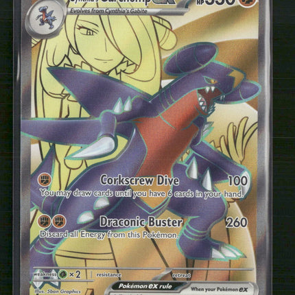 Cynthia's Garchomp ex SV10: Destined Rivals #215/182
