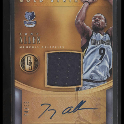 Tony Allen 2015-16 Panini Gold Standard #17 Gold Strike #/99