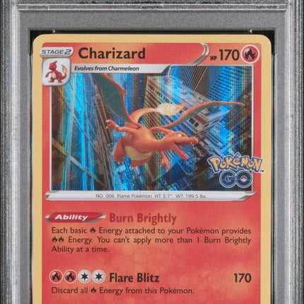 Charizard-Holo 2022 Pokemon Go #010 PSA 10