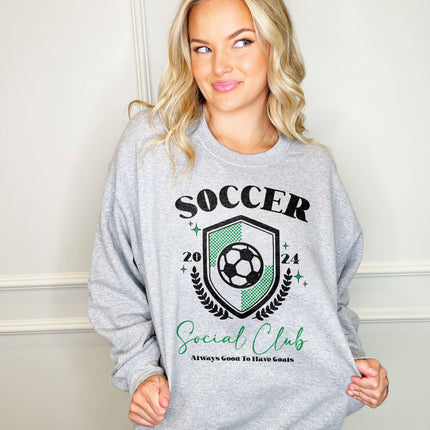 Soccer Social Club Youth and Adult Sweatshirt