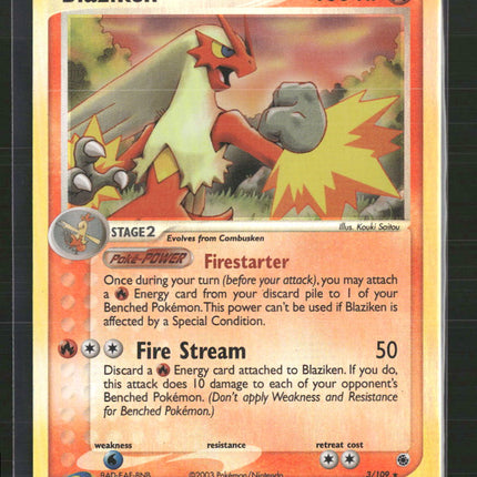 Blaziken Ruby and Sapphire #3/109 - Reverse Holo