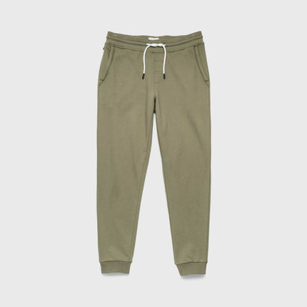 Dune Drawstring Terry Jogger - Lichen Green