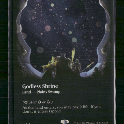 Godless Shrine (Borderless) (Galaxy Foil) Edge of Eternities #375