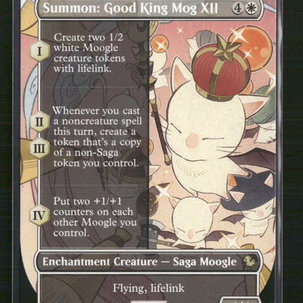 Summon: Good King Mog XII (Borderless) Commander: FINAL FANTASY #194