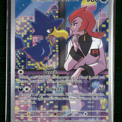 Team Rocket's Murkrow SV10: Destined Rivals #200/182