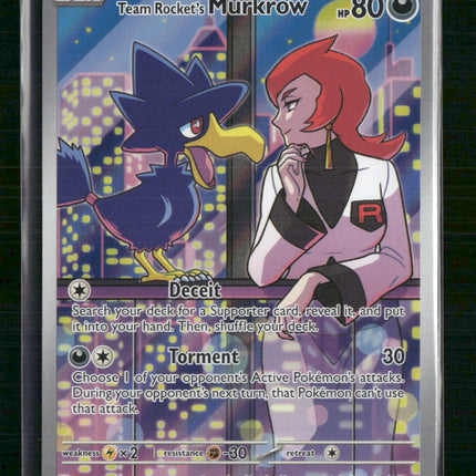Team Rocket's Murkrow SV10: Destined Rivals #200/182
