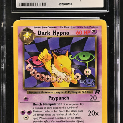 Dark Hypno 2000 Team Rocket #26/82 CGC 9