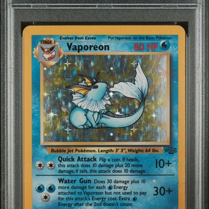 Vaporeon-Holo 1999 Pokemon Jungle #12 PSA 4